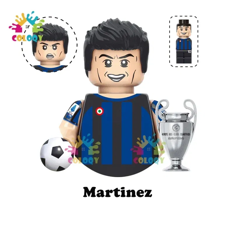 Color: Clear, Ships From: CHINA - Kids Toys World Famous Football Stars Building Blocks Sport Player Mini Action Figures Golden Cup Toys For Boys Christmas Gifts