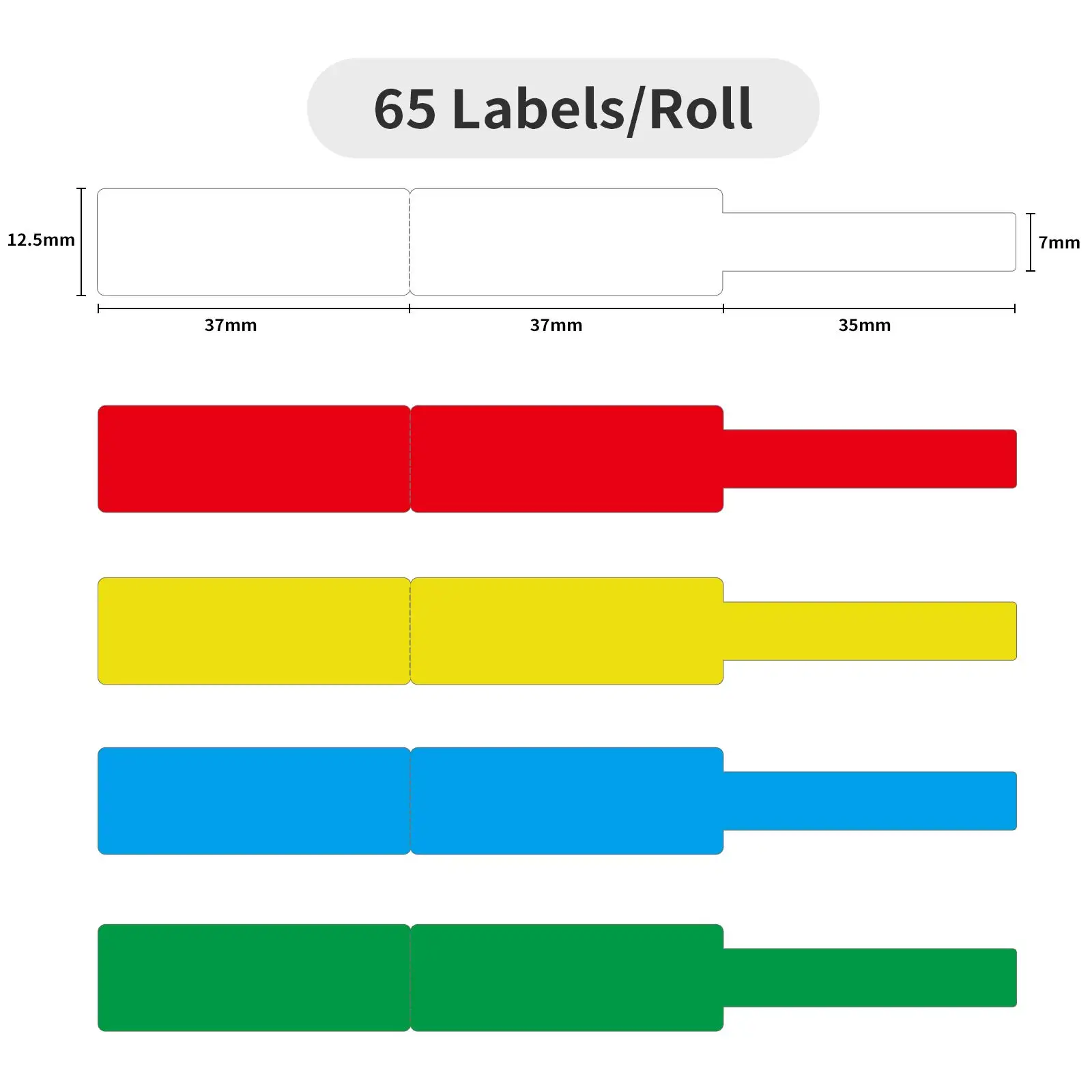 Color: Burgundy - NIIMBOT Sticker Self-adhesive Label Thermal Papers for D11 D101 D110 Mini Printer White Colorful Waterproof Cable Tape Rolls