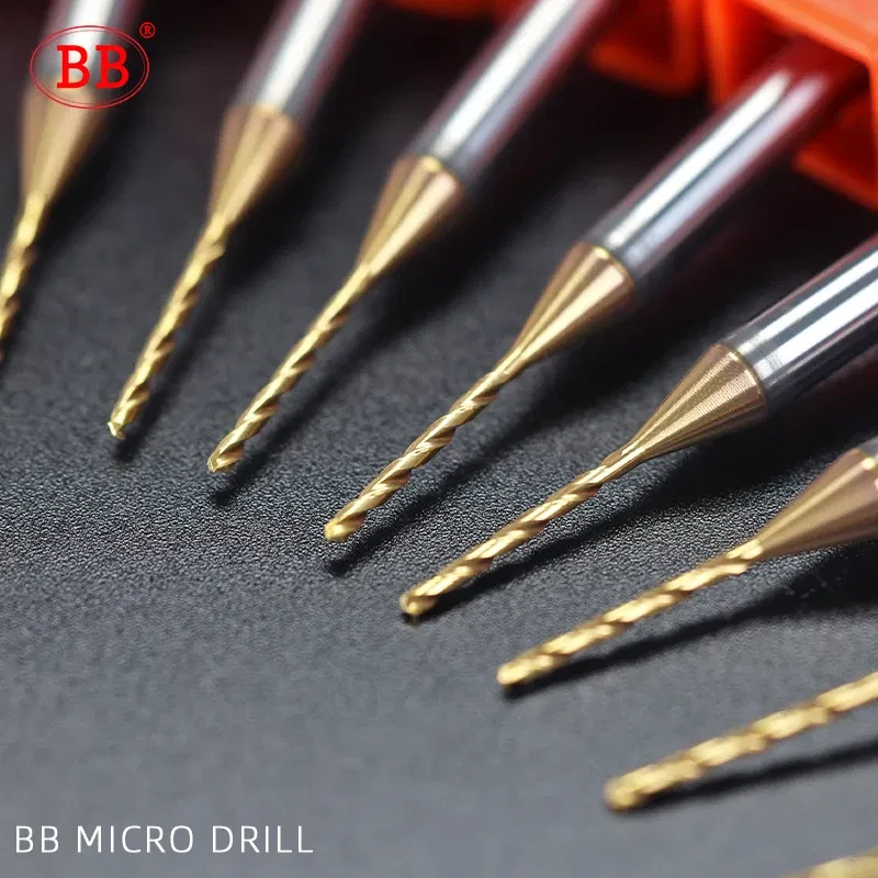 Hole Diameter: 1mm - BB 2.03-3.75mm Micro Drill Mini Coated Solid Carbide Bit Metal Iron Steel Hole Drilling 3xD Cutting Length D=4mm CNC Tool 1pcs