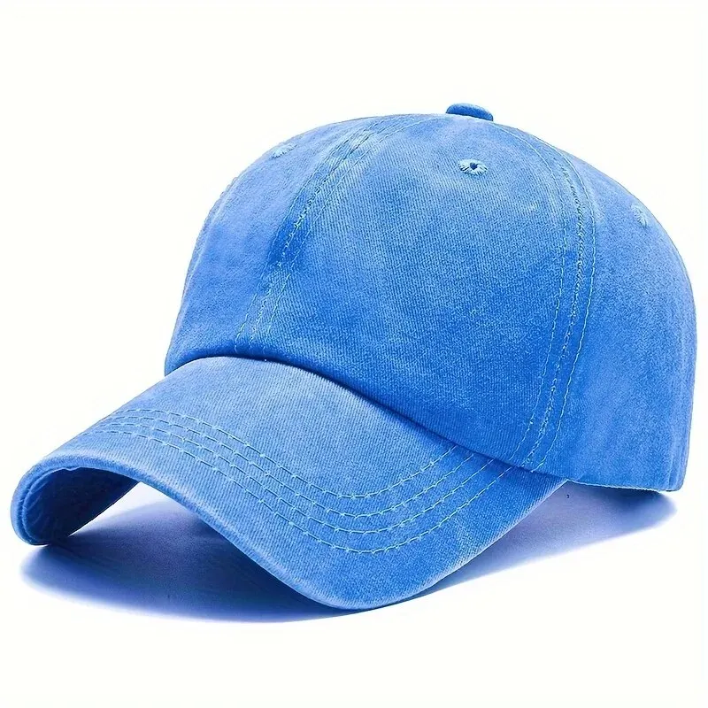 Color: GRAY - Men Women Unisex Baseball Cap Adjustable Solid Color Casual Hat Stretchy Fabric for Sports Secure Drawstring Closure Dad Hat