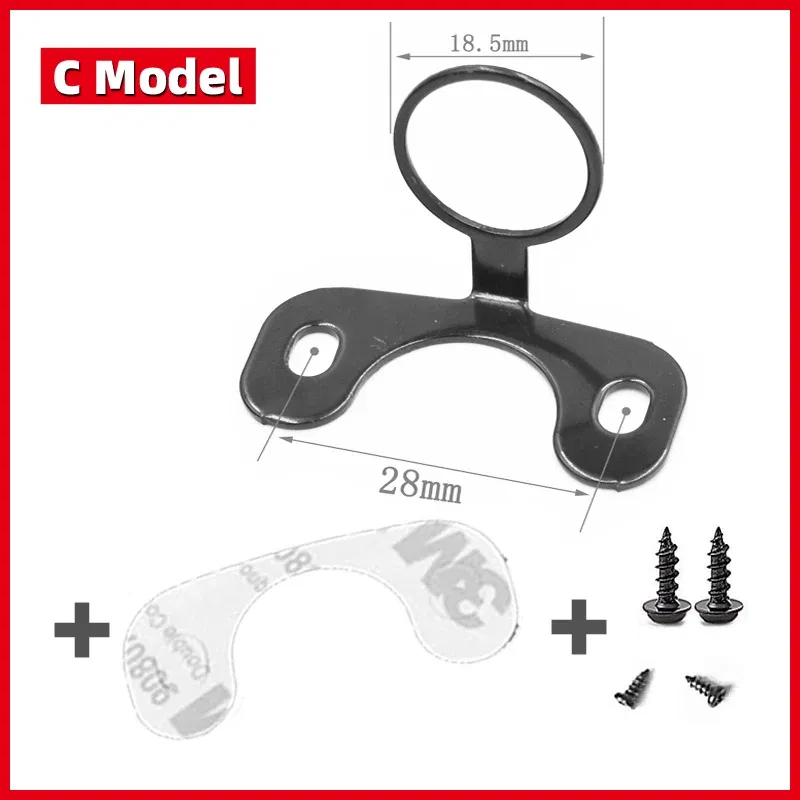 Color Name: Gold - Universal Car Rear Camera Mounting Bracket Black Stainless Steel Holder Case For DVR/Rearview/Back Up/Reserve Camera