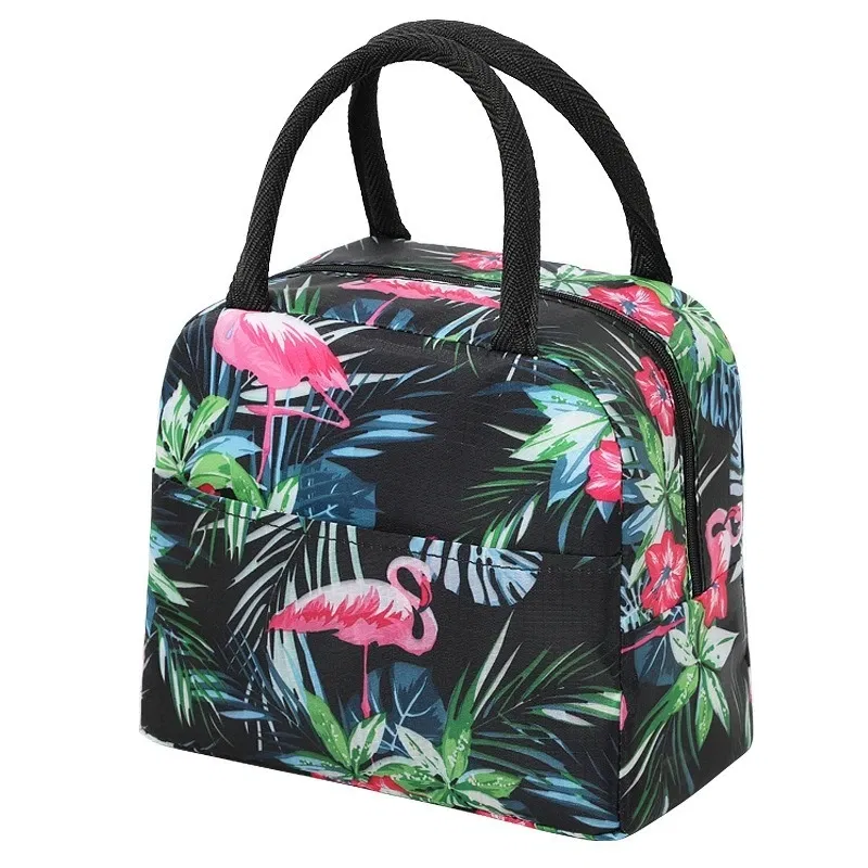 Color: Ivory - Cartoon Lunch Bag Portable Insulated Thermal Heat Children's Bento Bag Picnic Tote Kid School Lunch Box Bags Cooler Ice Pack New