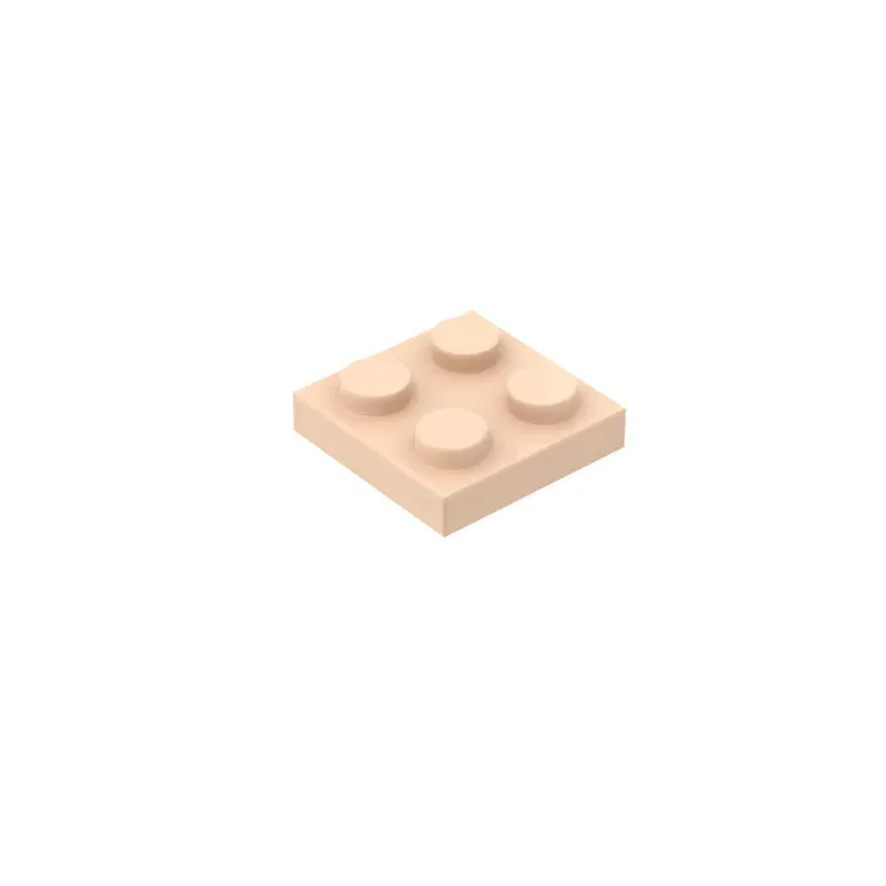 Color: Multicolor - 20Pcs  MOC Parts 3022 94148 Plate 2 x 2 Compatible Bricks DIY Assmble Building Blocks Particle Kid Puzzle Brain Toy Birthday Gif