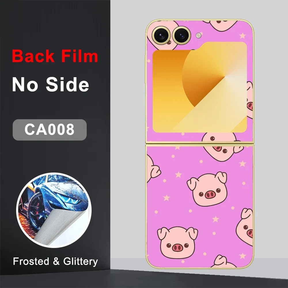 Color: ROSE, Bundle: bundle 18 - CASEKiTTY Skin For Galaxy Z Flip 5 Back Film Samsung Z Flip 6 Sticker Flip 4 3 Protective Decal Wrap Back Cover Screen Protector