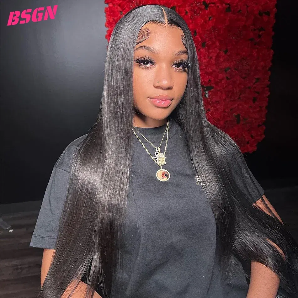 Color: T1B/613, Stretched Length: 30inches, Density: 250%, Lace Size: 13x4 - 26 28 30 180%straight hd lace frontal human hair wigs 13x4 HD Lace Frontal Human Hair Wigs For Women? 100% human hair pre-cut wig