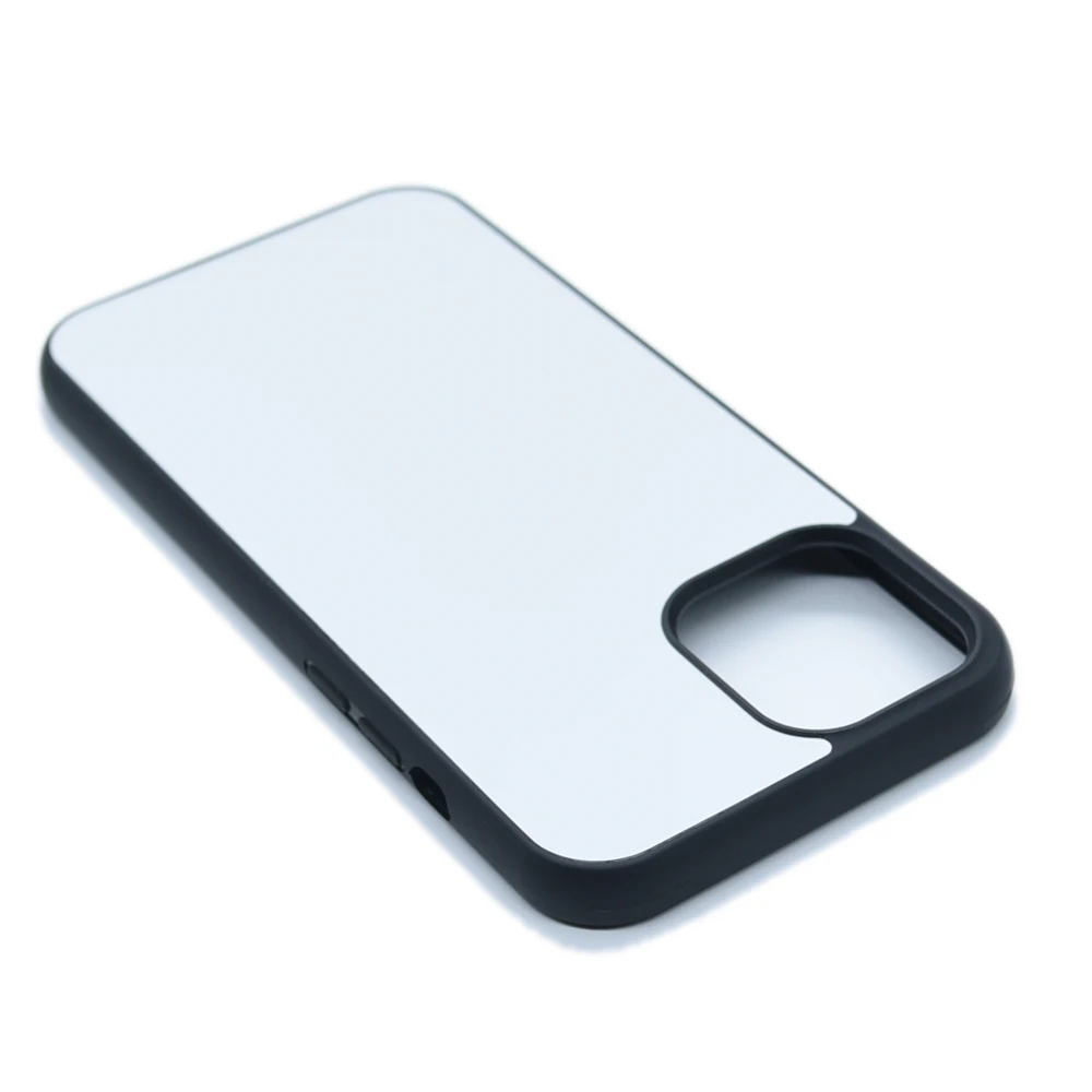 Material: Microfiber - For iPhone 11 12 mini Pro Max 6 7 8 S Plus Xr X Xs 2D Sublimation Phone Case Blanks with Metal Plates Heat Press Blank Cases