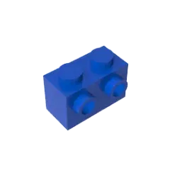 Color: DARK GRAY - MOC PARTS DIY GDS-634 BRICK 1X2 W. 2 KNOBS compatible with lego 11211 children's toys Assembles Building Blocks Technical