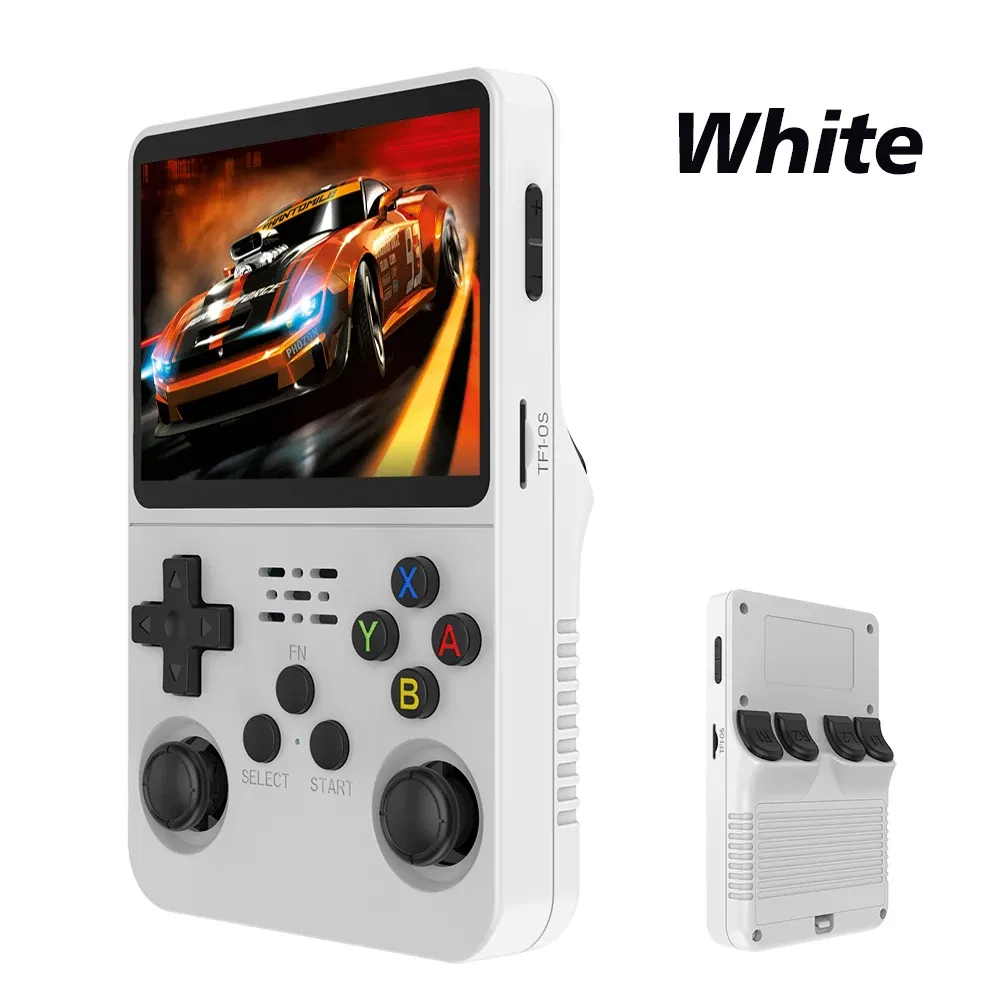 Color: PURPLE - R36S Retro Handheld Video Game Console Linux System 3.5 Inch IPS Screen Portable Pocket Video Player 64GB RG35S Plus