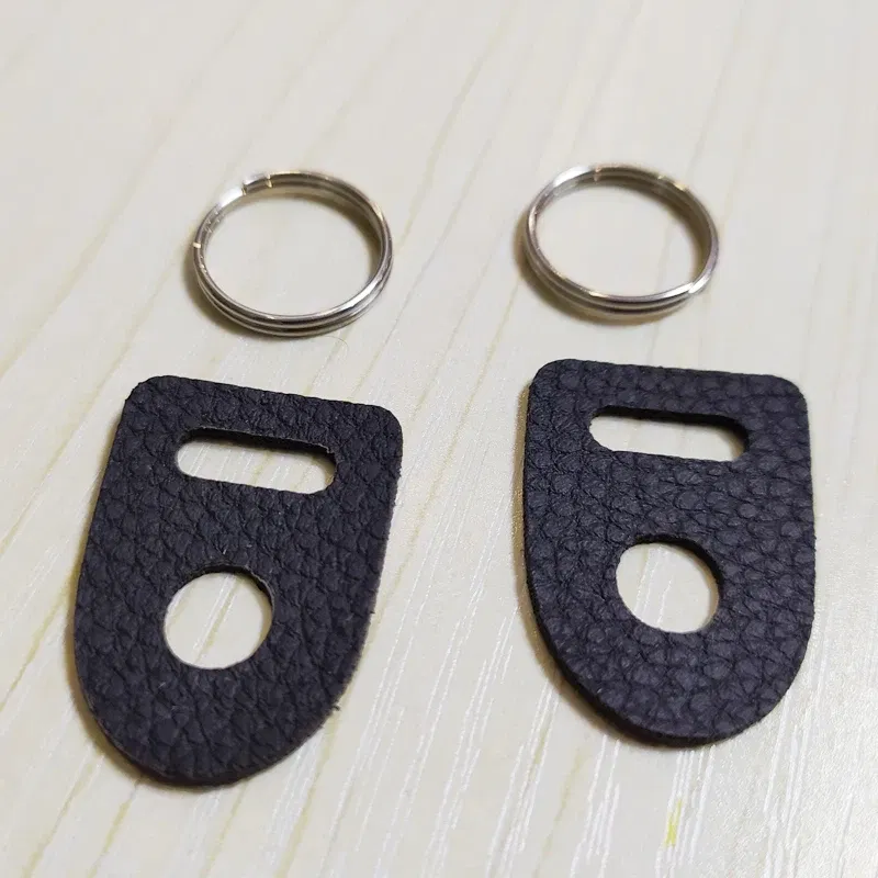 Color: black - 1pair new Leather Protector Cover Camera Strap Split Ring Hook for Fujifilm Canon Nikon Sony Olympus Pentax DSLR Camera