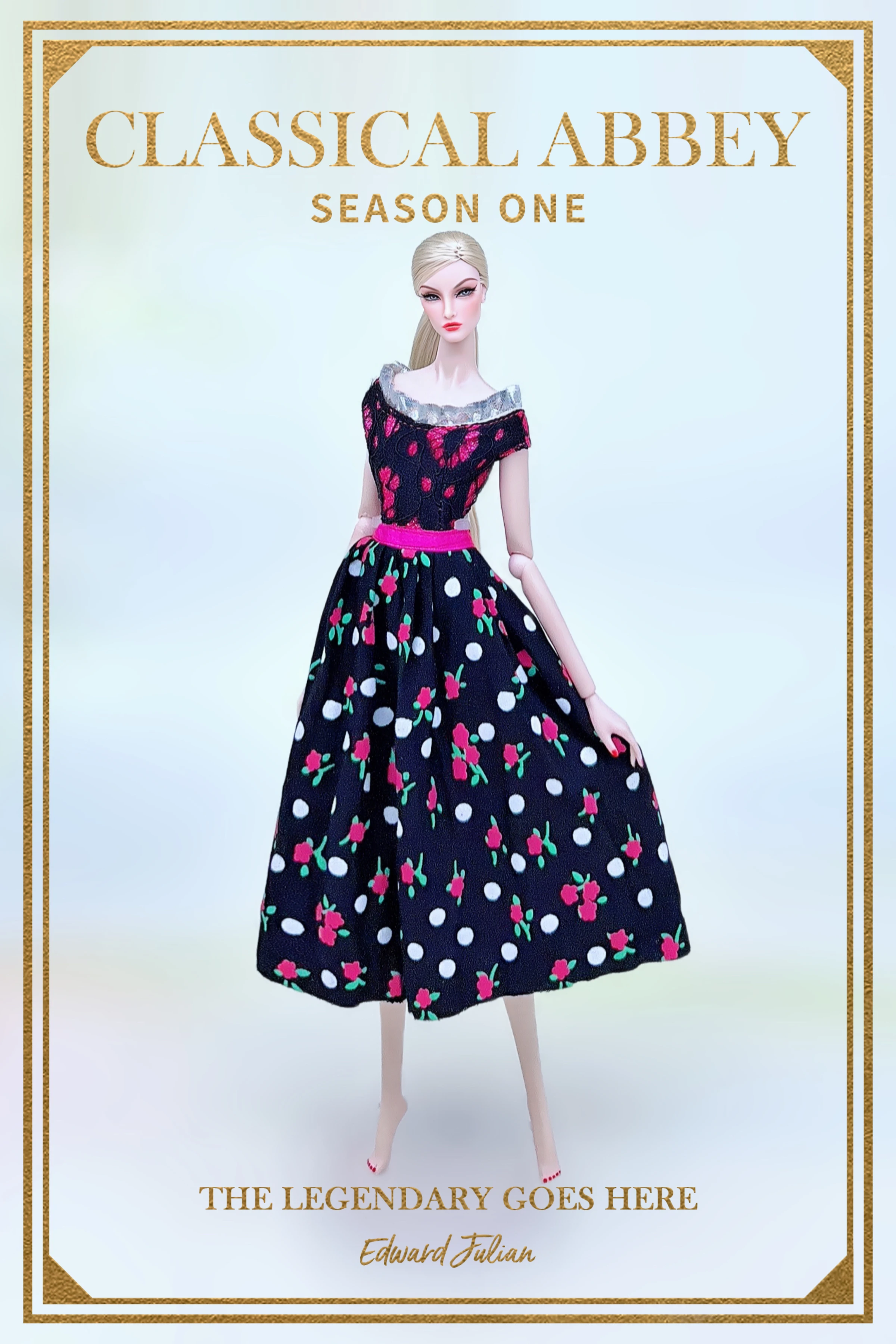 Color: GRAY - for denim clothing for barbie