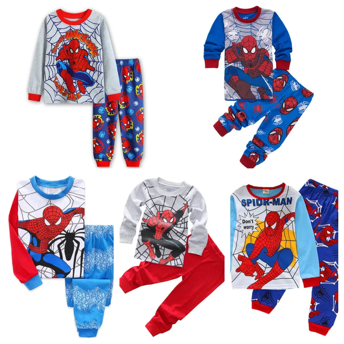 Color: Brown, Kid Size: 12t - kids pajamas set baby pijama boys animal sleepwear girls cute soft nightwear children clothing homewear