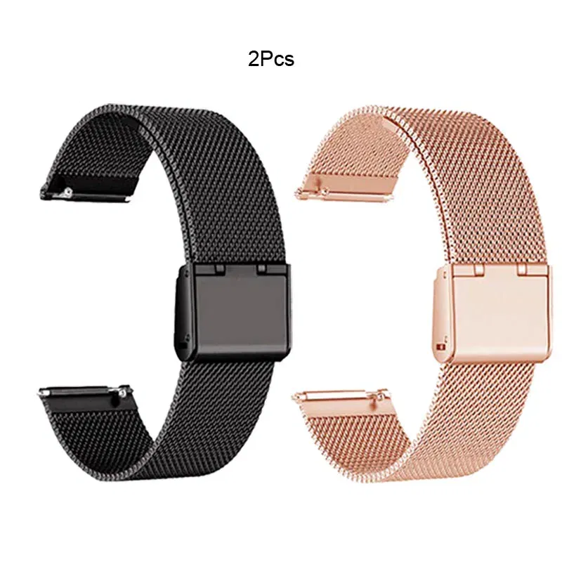 Color: Blue, Size: S - Bracelet For Huawei Watch GT 3 Pro 43mm 46mm Stainless Steel Watchband Huawei Watch GT 4 46MM Milanese Metal Bracelet