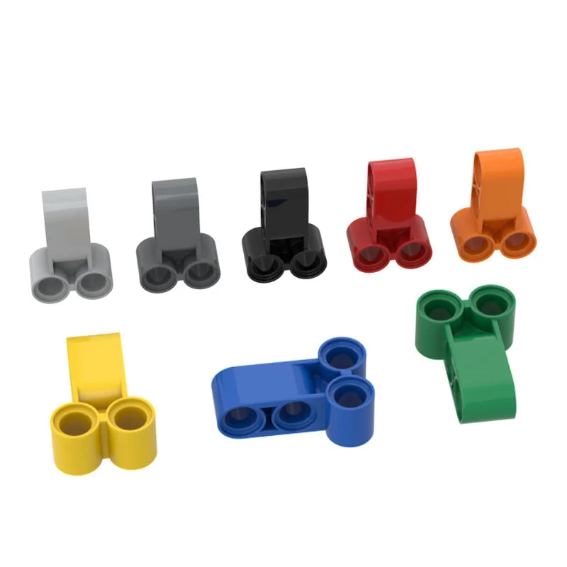 Color: black - Sale Building? Blocks 32557 Pin Connector Perpendicular Double 3L Bricks Collections Bulk Modular Toys For Technical MOC DIY 1Pcs