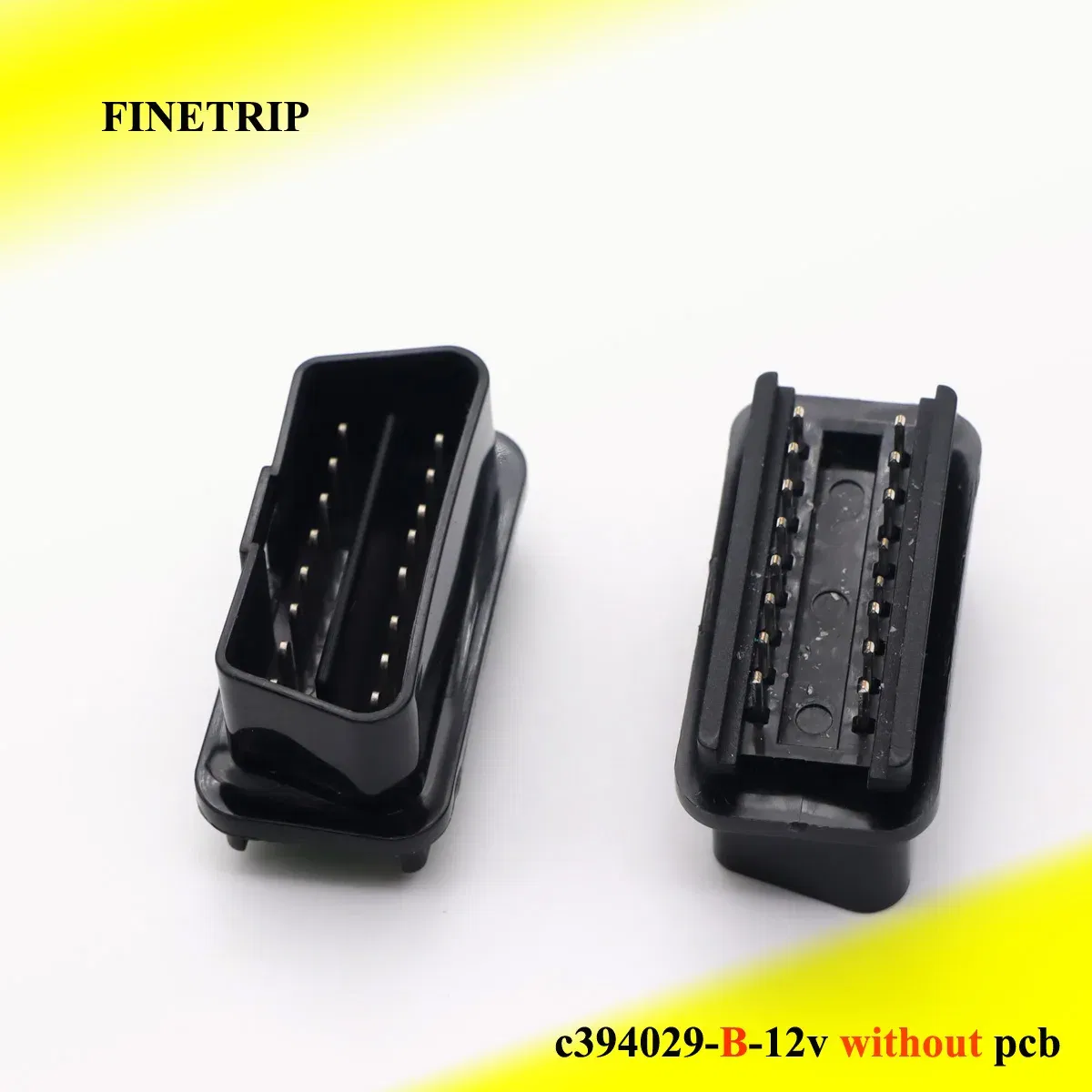 Color: Orange - 2024 Car Accessories OBD Male Plug OBD2 16Pin Connector OBD II Adaptor OBDII Connector J1962 OBD2 Connector 1962 in stock