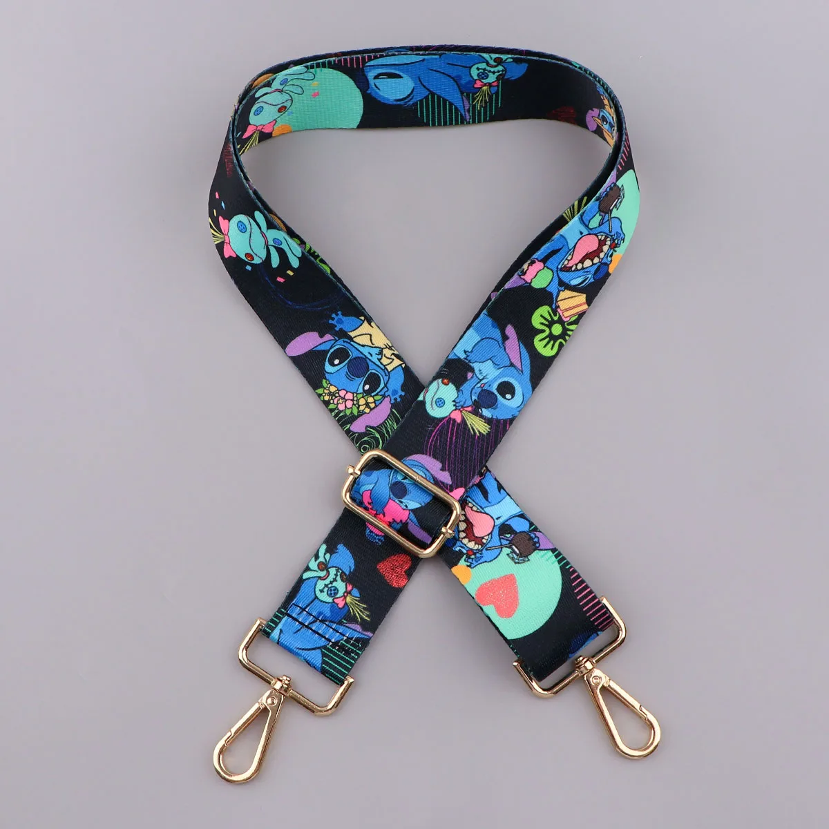 Color: Silver - Cute Cat StitchLadies Messenger Bag Shoulder Strap Bag Strap One Shoulder Adjustable Shoulder Strap Accessories Bag Strap