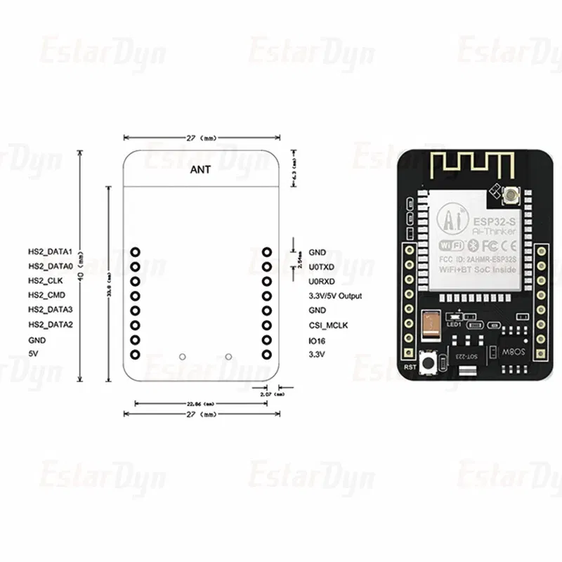 Color: Pink - ESP32-CAM ESP32-CAM-MB MICRO USB ESP32 Serial to WiFi ESP32 CAM Development Board CH340 CH340G 5V Bluetooth+OV2640 Camera