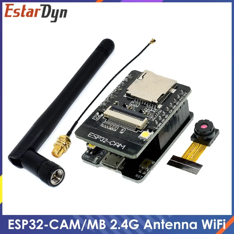 Color: Pink - ESP32-CAM ESP32-CAM-MB MICRO USB ESP32 Serial to WiFi ESP32 CAM Development Board CH340 CH340G 5V Bluetooth+OV2640 Camera