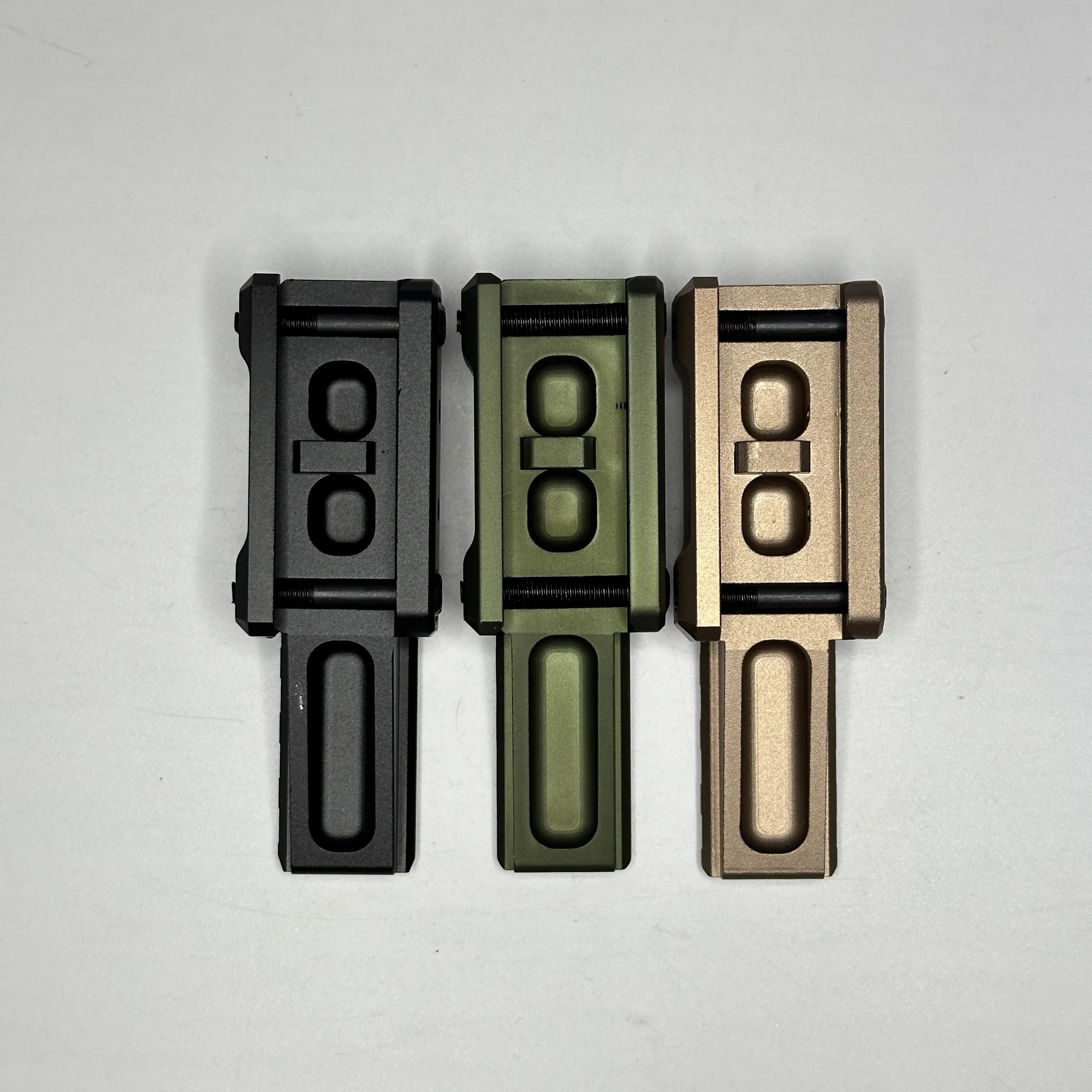Color: Black - Airsoft PTS CNC UN Machined 6000 Series Aluminium UNT1 T2 Tactical Fast Micro Riser 556/558/EXPS3-0