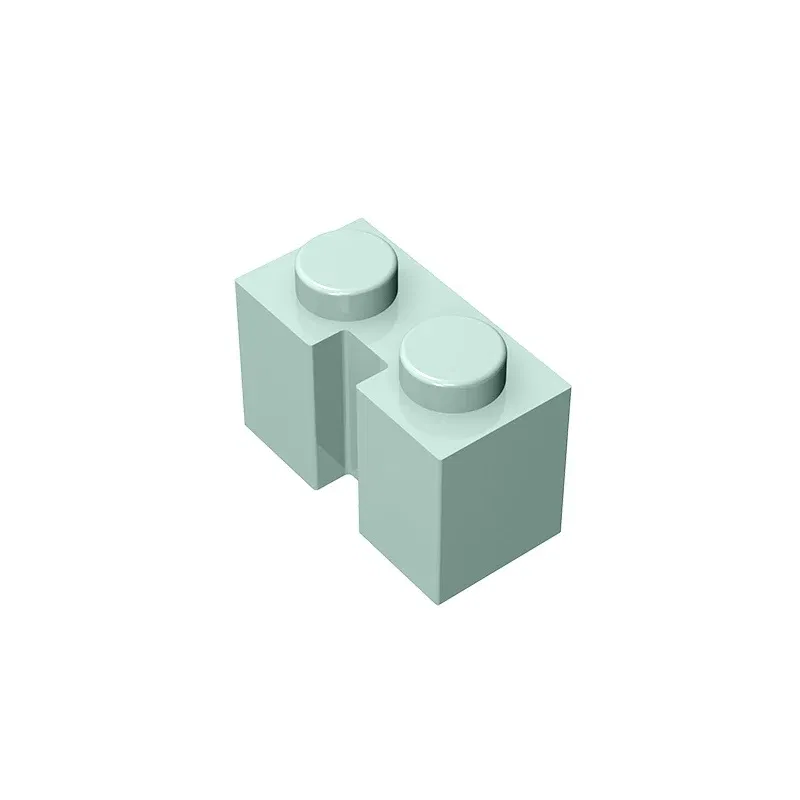 Color: light green - Gobricks GDS-798 BRICK 1X2 W. GROOVE compatible with lego 4216 children's toys Assembles Building Blocks Technical