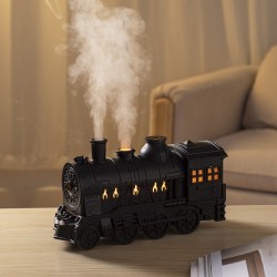 WhisperTrains Ultrasonic Smoke Ring Aroma Diffuser & Humidifier with LED Lamp