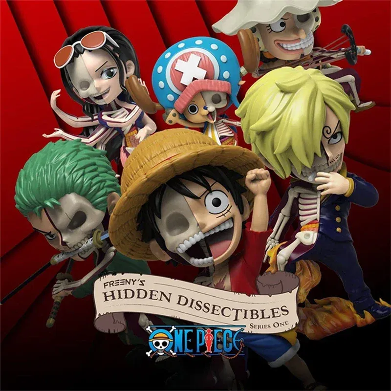ONE PIECE Blind Box Action Figures Luffy Zoro Anime Figures Model Anatomy Series Mystery Box Q Version Doll Ornaments Toys Gift
