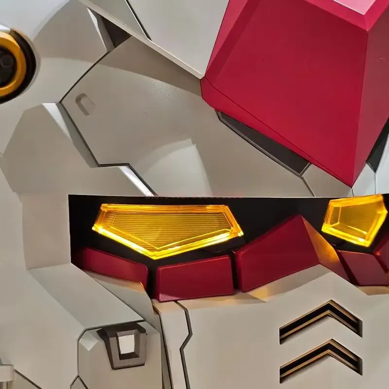 RX-78-2 Yuan Zu Ganso Luminous Mobile Suit Helmet Cosplay Costume Accessory Comic Exhibition Model Figure Decor Collectible Gift