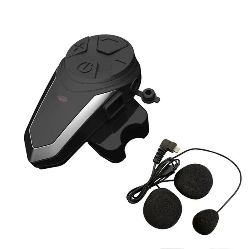 Color: WHITE - BT-S3NS Motorcycle Helmet Intercom Moto Helmet BT5.0 Headset Waterproof Intercomunicador BT Interphone FM