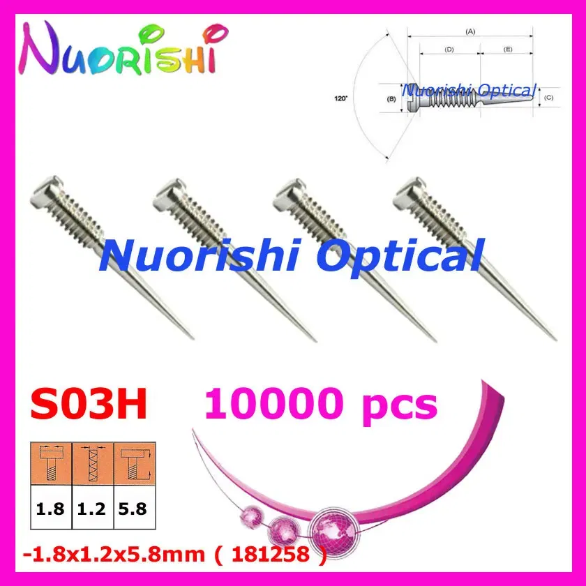 Frame Color: Yellow - 10000pcs Gold or Silver Glasses Eyewear Eyeglasses Spectacle Spring Hinge Screws S03 Free Shipping