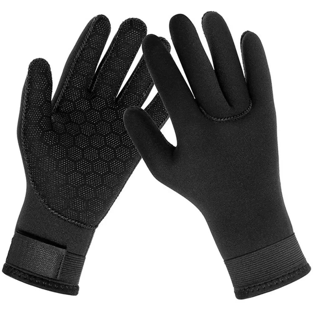 Size: XL - 3mm Wetsuit Gloves Thermal Anti Slip Neoprene Scuba Diving Gloves Surfing Gloves For Spearfishing Swimming Rafting Kayaking