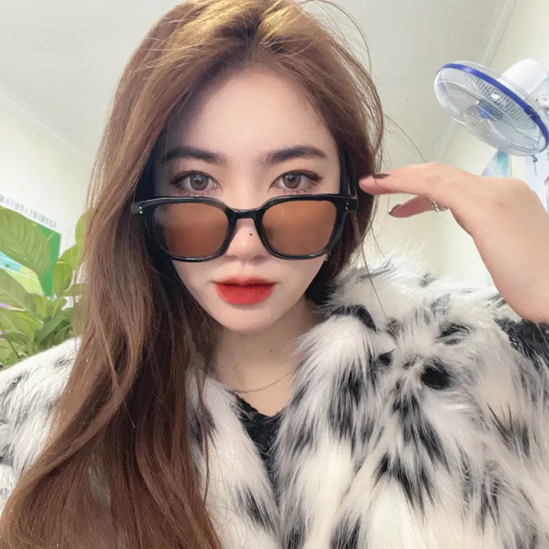Lenses Color: PURPLE, Ships From: CN, Frame Color: MULTI - High-Quality Square Men Women Sunglasses Fashion New Meter Nail Hip Hop Sun Glasses Retro Sunglasses for female male