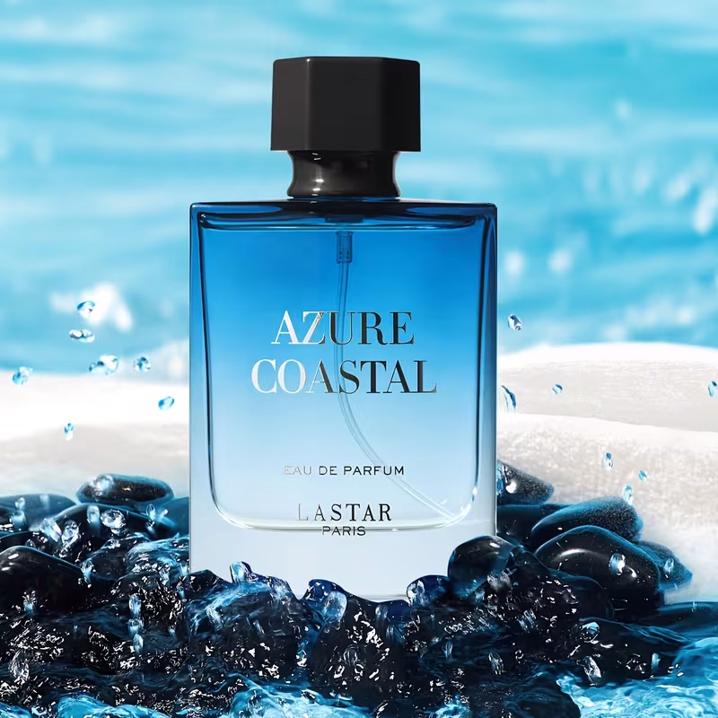 LASTAR Azure Coastal Eau De Parfum 50Ml Large Capacity, with a Long-Lasting Scent of Cedar & Patchouli