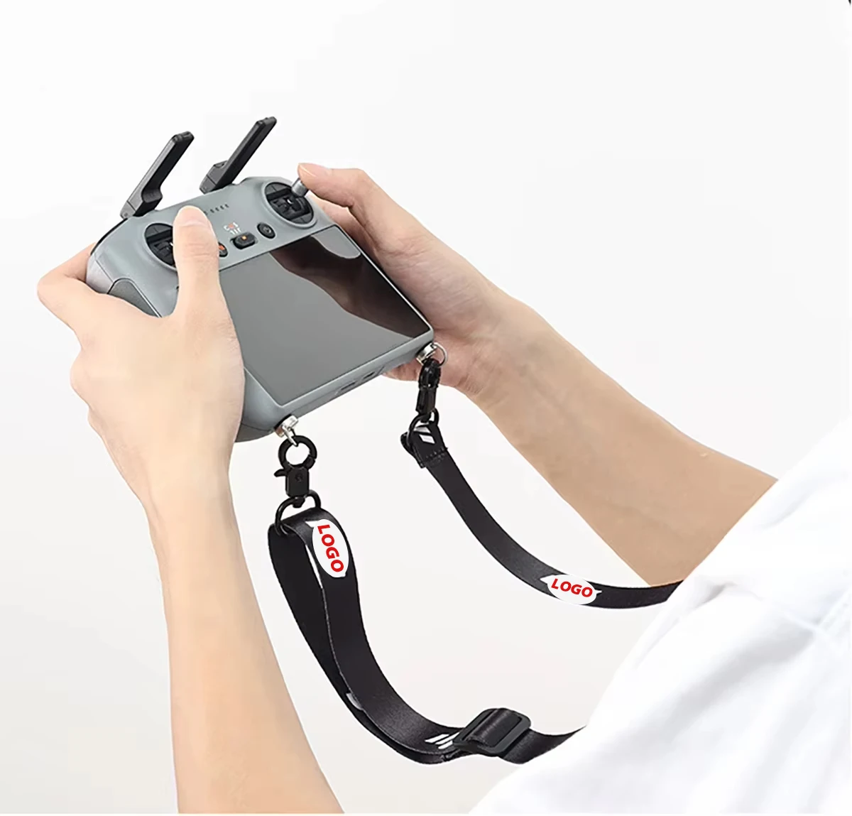 Color: Light Grey, Bundle: Bundle 1 - Lanyard for DJI RC & RC 2 & RC Pro Controller, DJI Mini 4 Pro Lanyard RC Neck Strap, Compatible with DJI Mini 3 Pro/Mavic 3/Air2