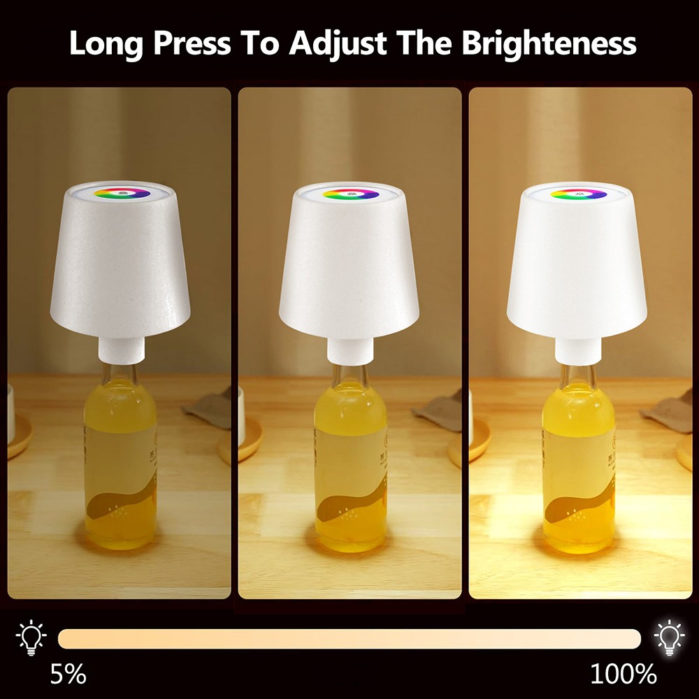 AuraGlow Wine Bottle Lamp