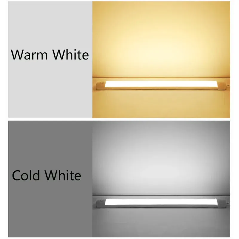 Emitting Color: Natural Light, Color: WHITE - 120cm T5 T8 Led Tube Light For Home 220V Led Lamp Tube Bar 40W 60W Cold White Warm Whtie 4ft Led Tube light 1200mm Tube lighting