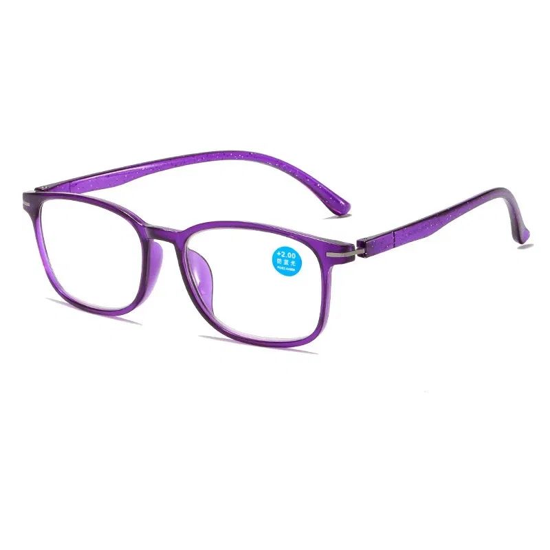 Eye Prescription: +350, Frame Color: WHITE - New Anti Blue Light Reading Glasses Fashion Presbyopic Eyewear Men Women Sauqre Ultralight Hyperopia Eyeglasses +100 To +400