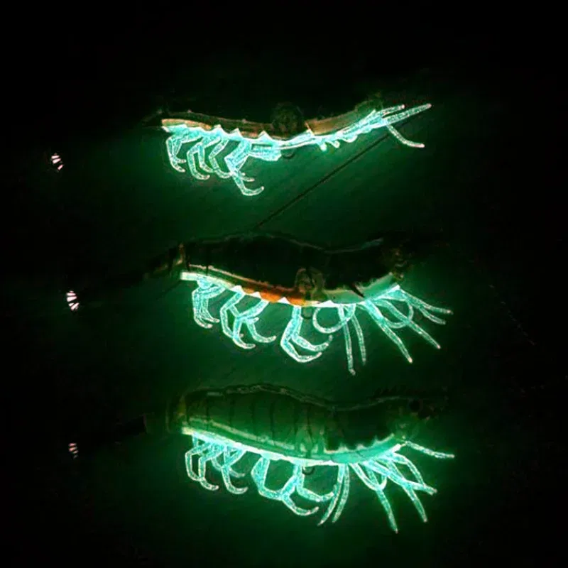 Color: Blue, Size: 80mm - ILURE Squid Bait Squid Jigs Horizontal Luminous Webfoot Octopus Egi Lure Wobbler Artificial Hard Bait Cuttlefish Hook Tackle
