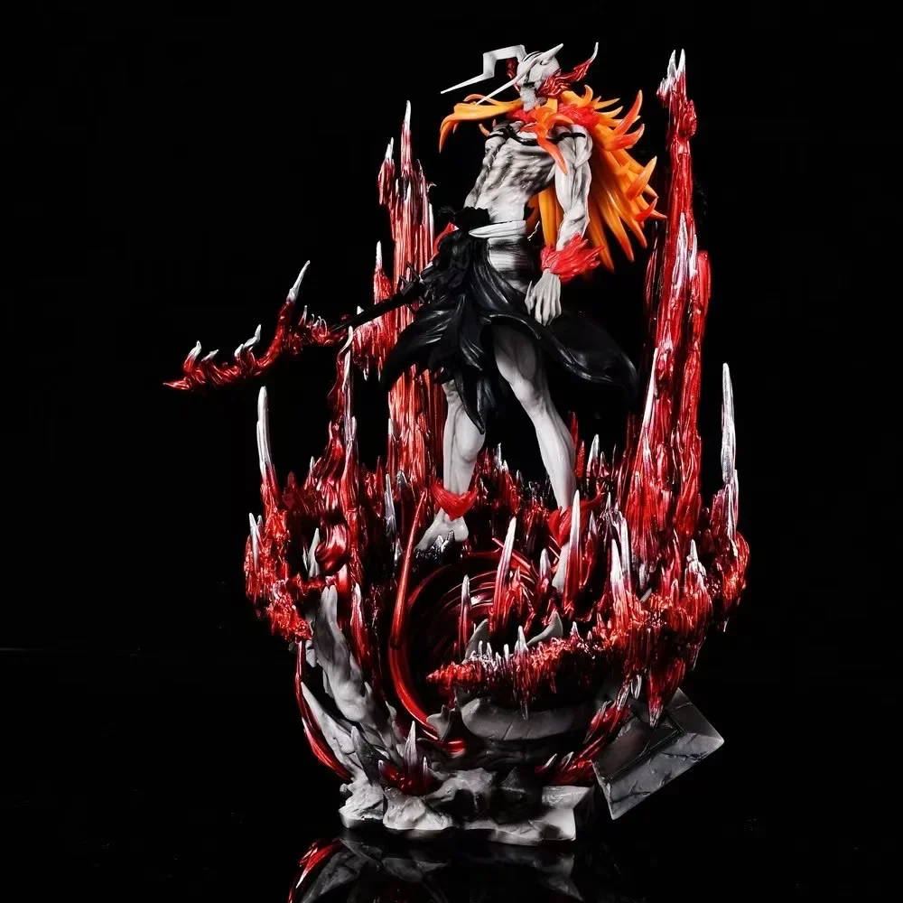 Bleach Anime Figures Kurosaki Ichigo Hollow Ulquiorra Cifer Figure Gk Statue Pvc Figurine Collection Models Decoration Toys
