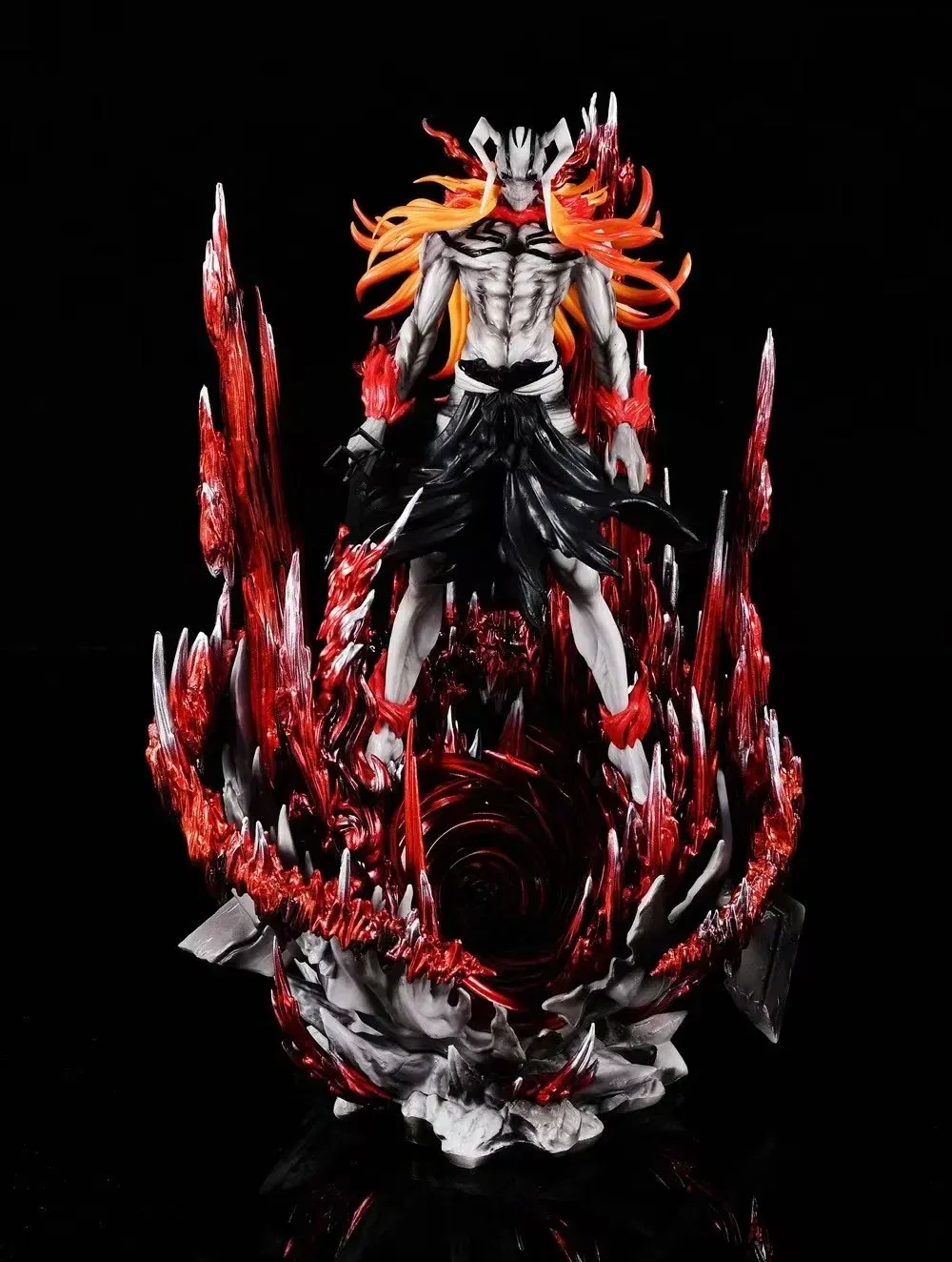 Bleach Anime Figures Kurosaki Ichigo Hollow Ulquiorra Cifer Figure Gk Statue Pvc Figurine Collection Models Decoration Toys