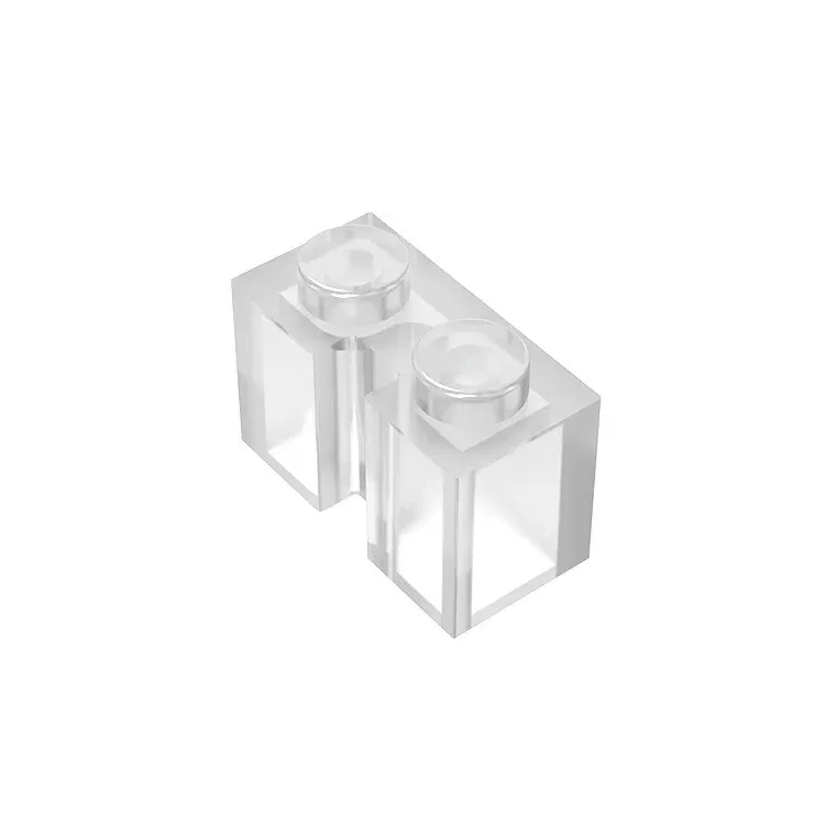 Color: Red - Gobricks GDS-798 BRICK 1X2 W. GROOVE compatible with lego 4216 children's toys Assembles Building Blocks Technical