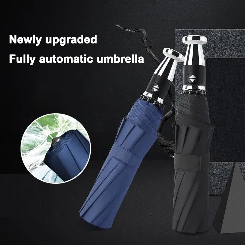 Color Name: GRAY - High-end Car Emblems Folding Sunshade Windproof Umbrella For Porsche Boxster Cayman Cayenne 911 Macan Panamera Auto Accessories