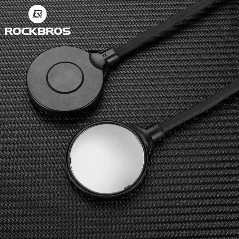 ROCKBROS 360° Adjustable Acrylic Bicycle Bike Mirror – Super HD Rearview Safety