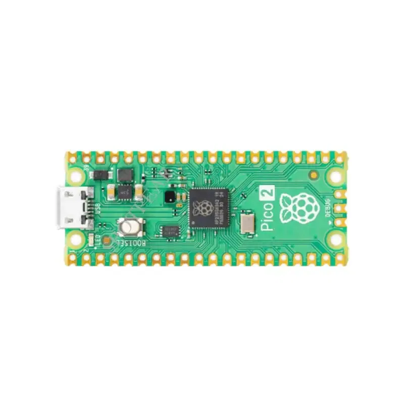Color: Red - Raspberry Pi Pico 2 RP2350 Pico2 Optional Pico2W 2 W ARM Cortex-M33 And RISC-V Hazard3 520KByte 4MByte QSPI Flash