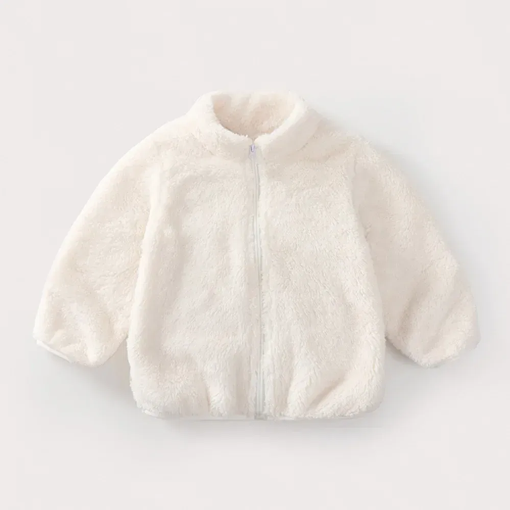 Color: Brown, Kid Size: 8T - Kids Winter Coats 2024 New Children Outerwear Boy Warm Fleece Jacket Baby Girls Jackets for Autumn Spring Children Clothing