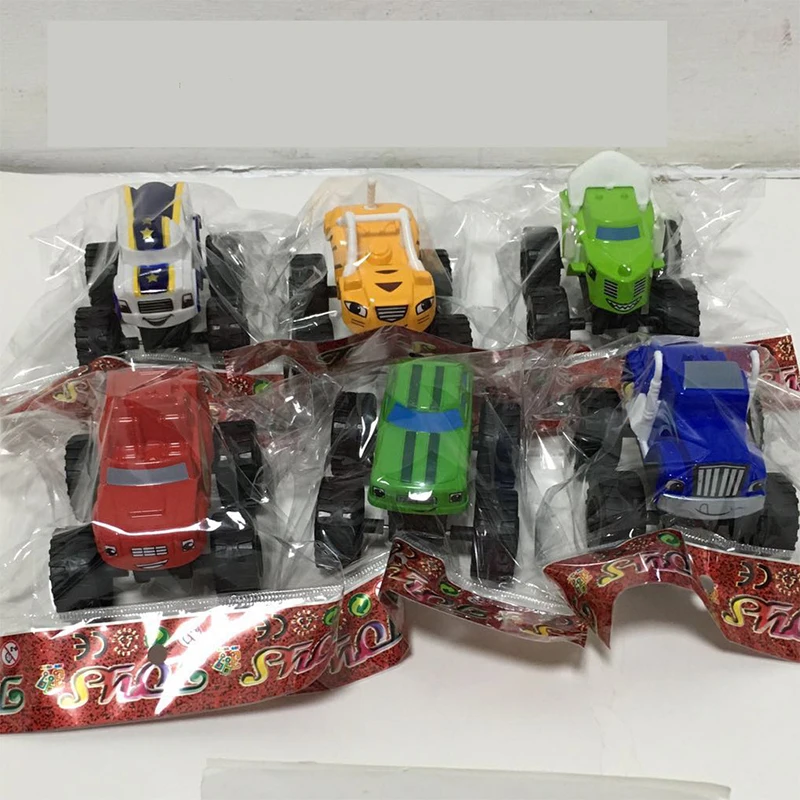 Color: Blue - Flame and machine monster Car toys Russian Crusher Truck Vehicles Figure Blaze Toy blaze the monster machines birthday Gifts