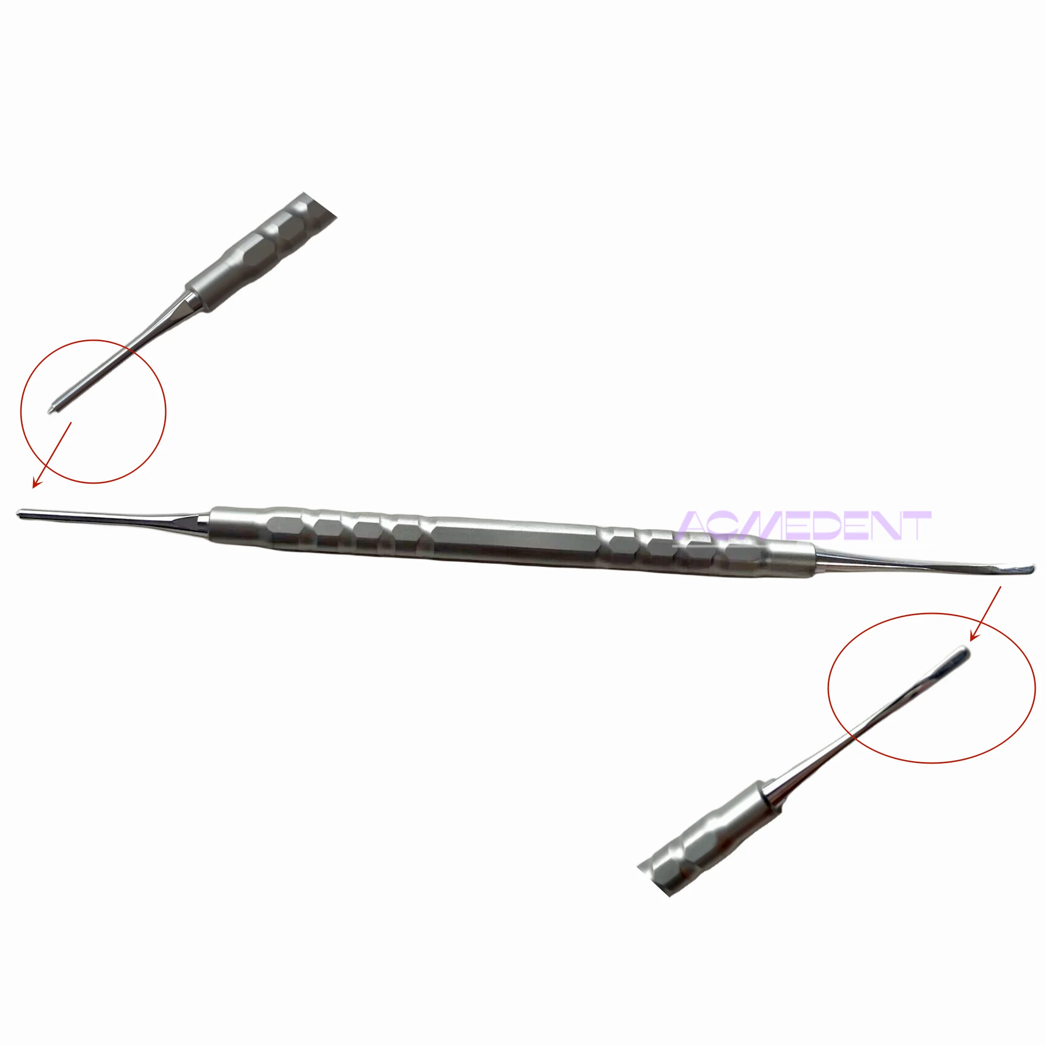 Color: PURPLE - Dental Bone Tack Pins Membrane Fixation Pin Holder Applicator GBR Hole Guide