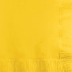 School Bus Yellow Luncheon Napkins - Pack of 50