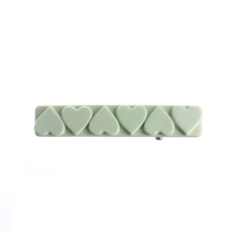 Color: WHITE, Ships From: CHINA - New Korean Retro Ins Star Hairpin Children Cute Bang Clip Headdress Japanese Acrylic Solid Color Hairpin Side Clip