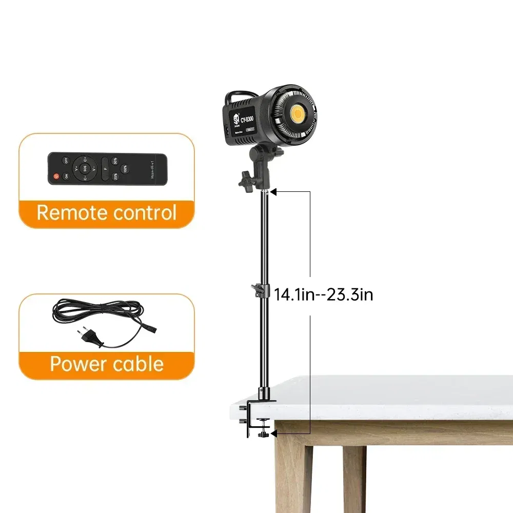 Photography LED Video Light Daylight-Balanced Sun Lamp for Portrait Flash Studio Accessories Youtube Live