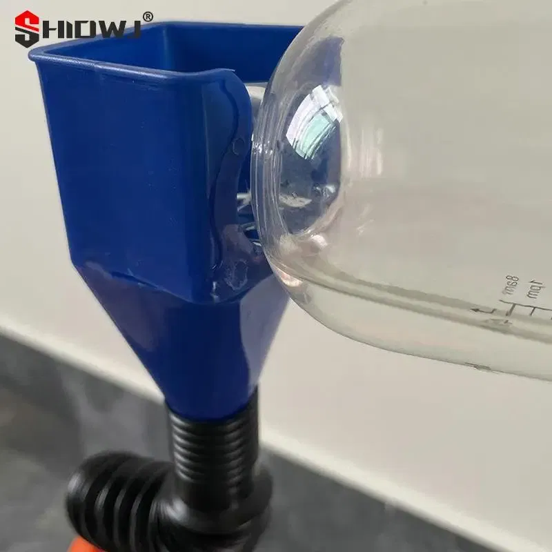 Color: Yellow - 1Pc Car Refueling Funnel Gasoline Foldable Engine Oil Funnel Plastic Funnel Car Motorcycle Refueling Tool Auto Accessories