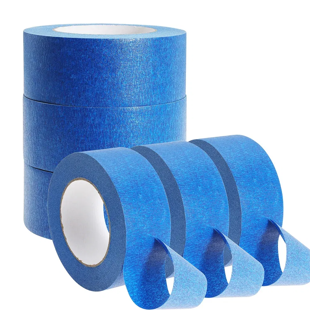 Color: grey - 3 Roll/Set Paint Tape Multi-Surface Masking Easy Removal Paint Tape Security Wall Painting Crafts Art Construction Home 20m/Roll
